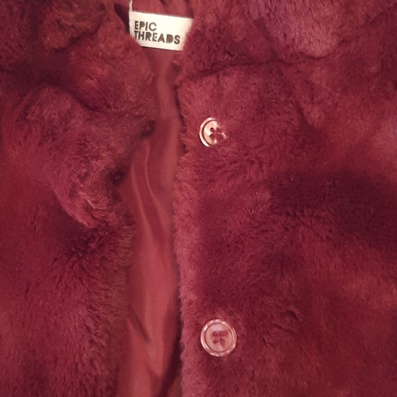 Epic Threads, Faux Fur, super soft, vest, size S - Picture 5 of 5